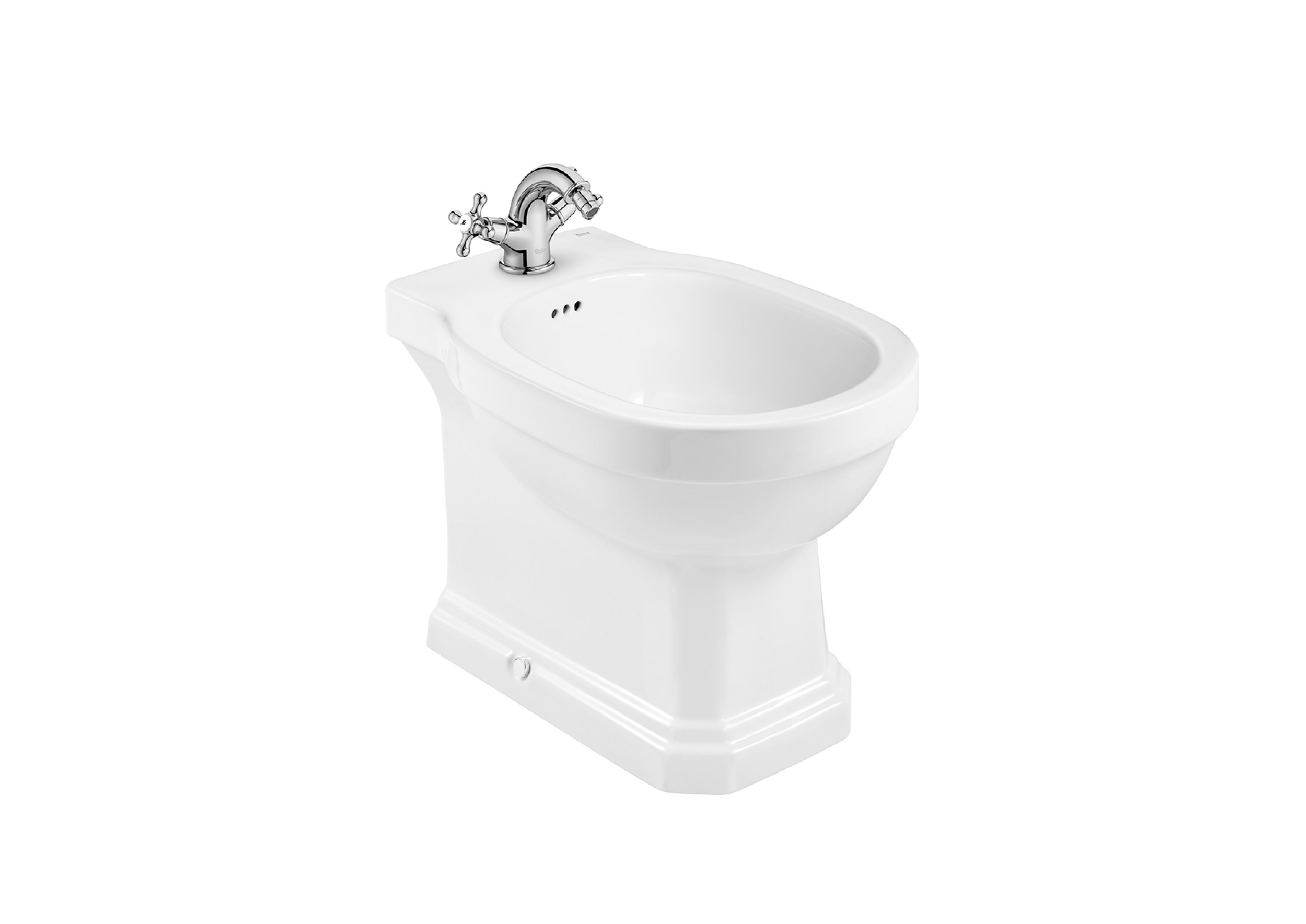 Roca Carmen Bidet 1 Tap Hole - White