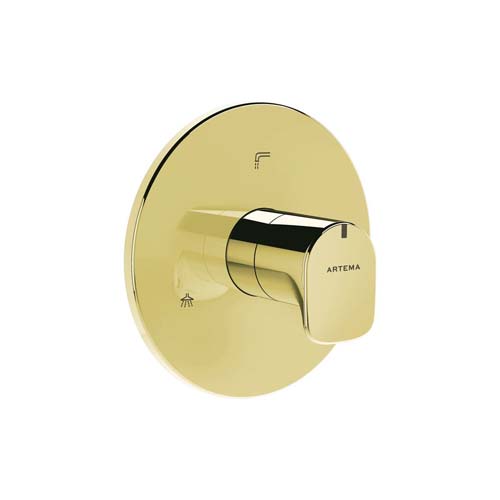 VitrA Root Round Built-In Diverter 3 Way - Gold