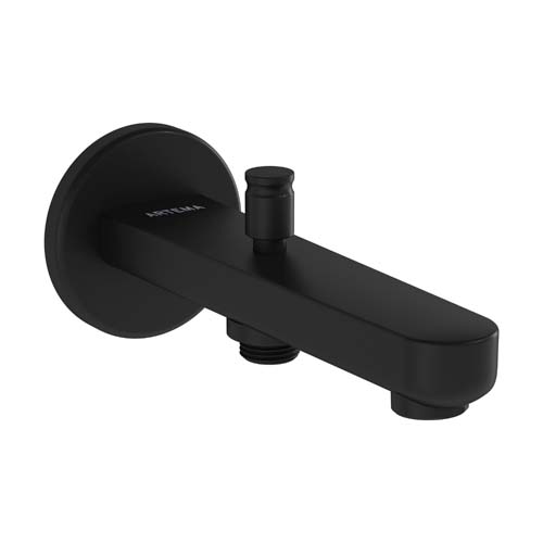 VitrA Root Round Spout with Hand Shower Outlet - Matt Black 9
