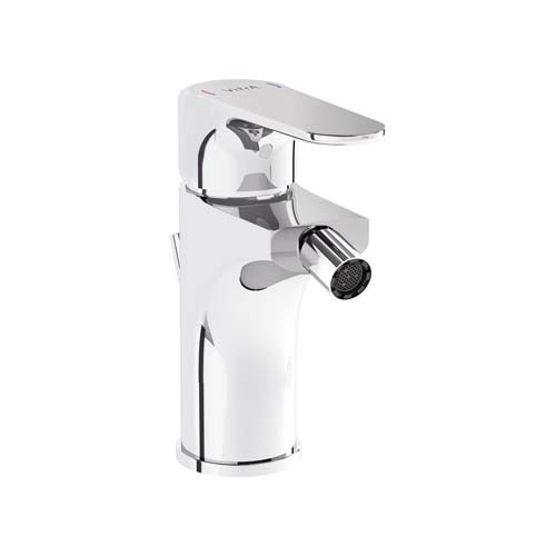 Vitra Root Brassware Bidet Mixer with pop-up