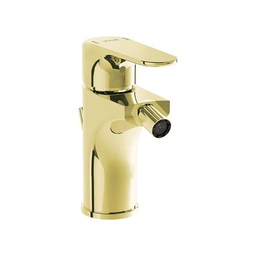 VitrA Root Bidet Mixer with Pop-Up - Gold