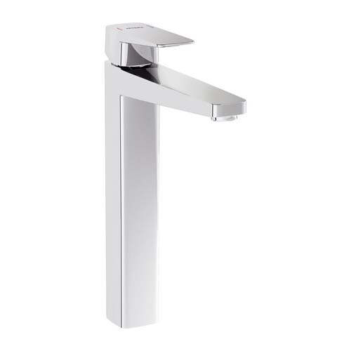 VitrA Root Square Tall Basin Mixer For Bowls - Chrome