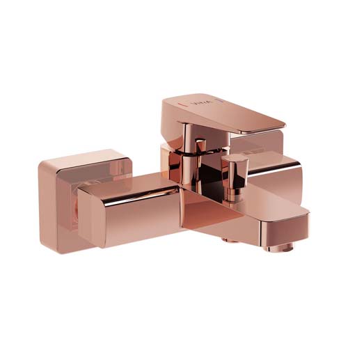 VitrA Root Square Bath Mixer - Copper