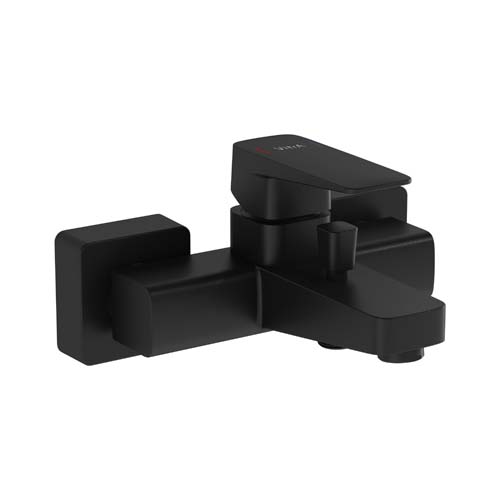 VitrA Root Square Bath Mixer - Matt Black