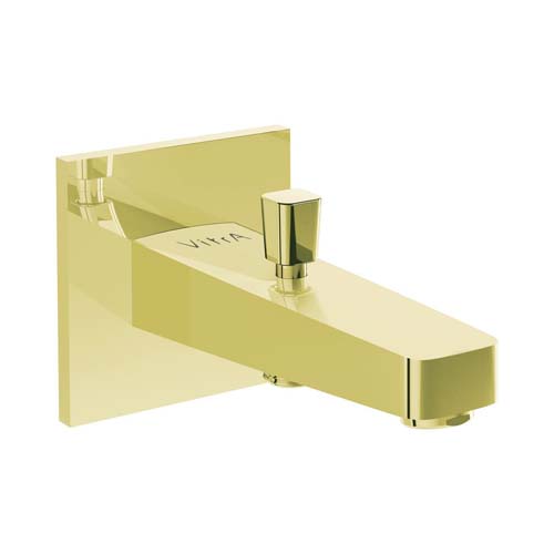 VitrA Root Square Spout with Hand Shower Outlet - Gold 1