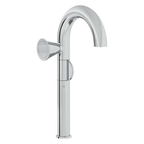 VitrA Liquid Tall Basin Mixer Left Hand - Chrome