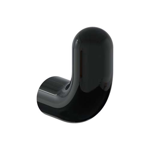 VitrA Liquid Bathrobe Holder - Gloss Black