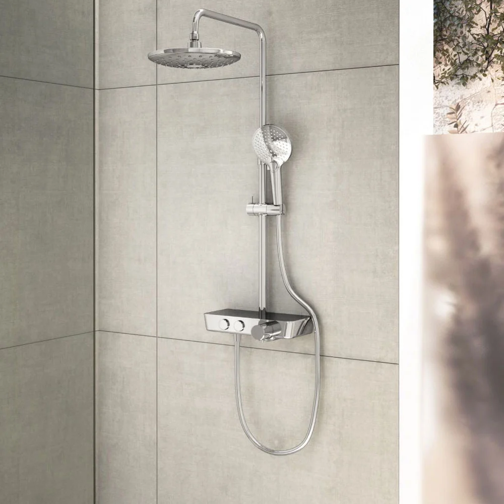 VitrA Aquacontrol Charm 240 2F Shower Column - Chrome