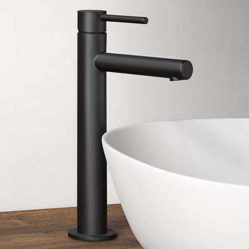 VitrA Touch Free Tall Battery Operated Basin Mixer For Bowls Single Inlet - Matt Black