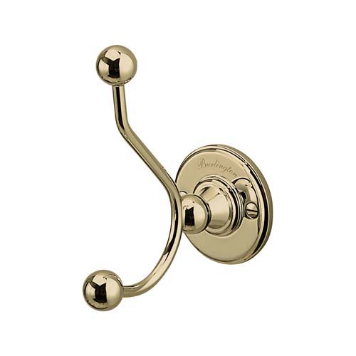 Burlington Double Robe Hook - Gold