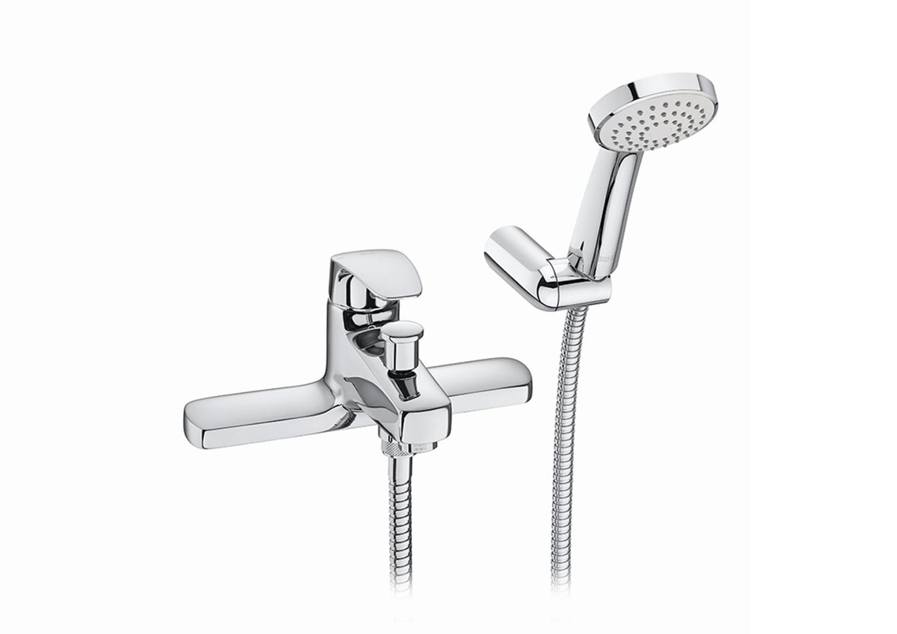 Roca Monodin-N Deck Mounted Bath Shower Mixer - Chrome