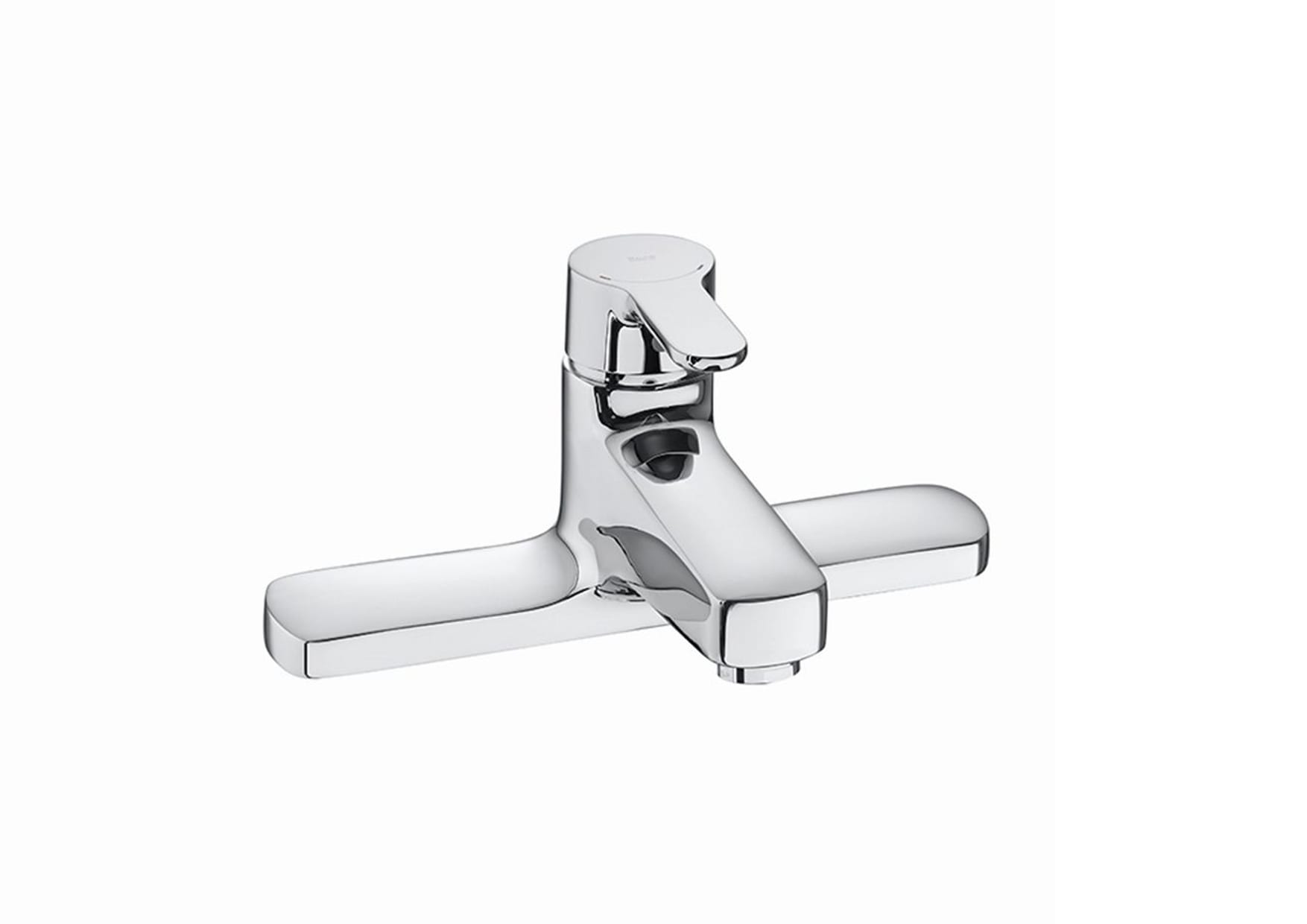 Roca L20 Deck Mounted Bath Filler - Chrome