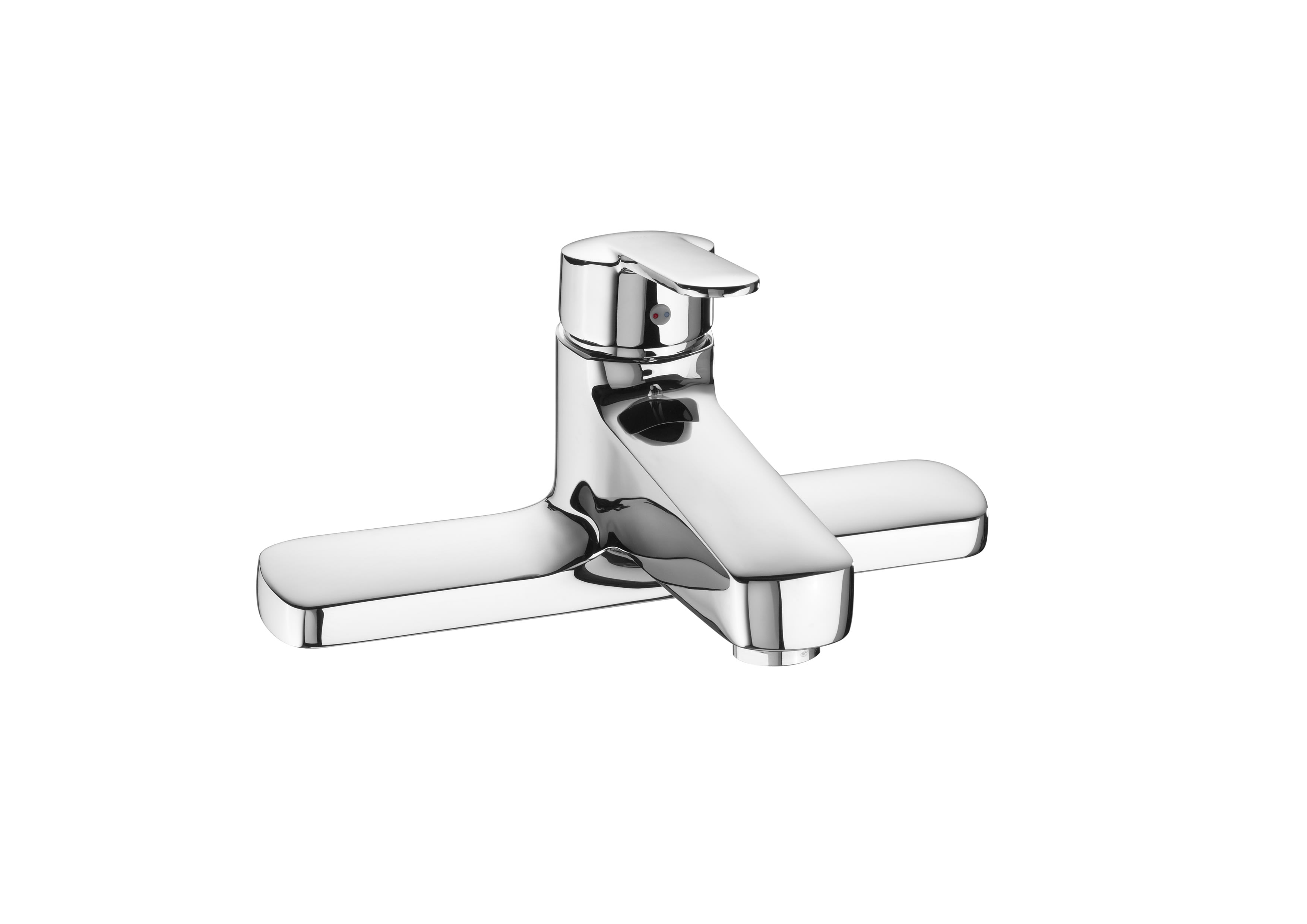 Roca Victoria V2 Deck Mounted Bath Filler - Chrome