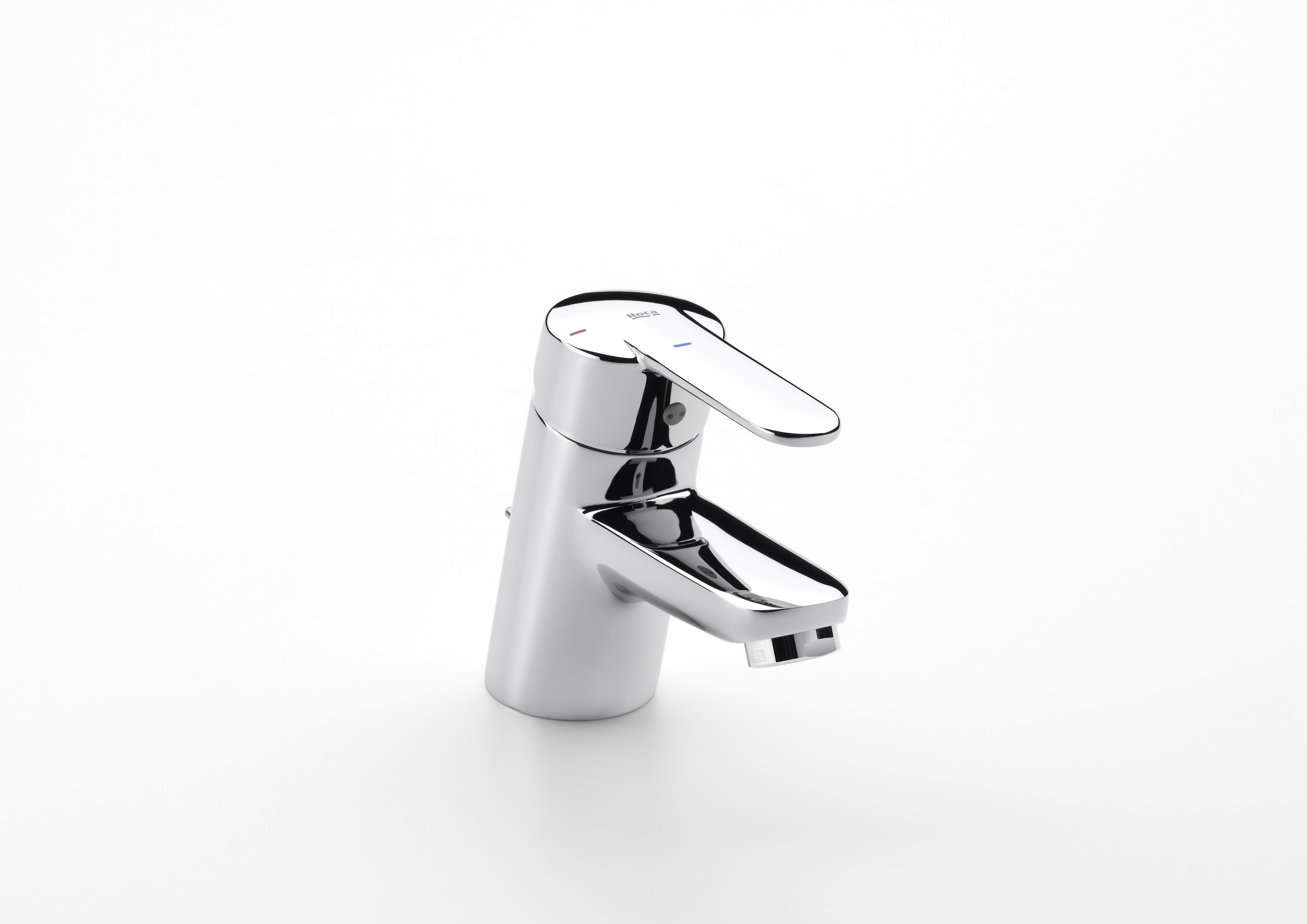 Roca Victoria Smooth Body Basin Mixer - Chrome