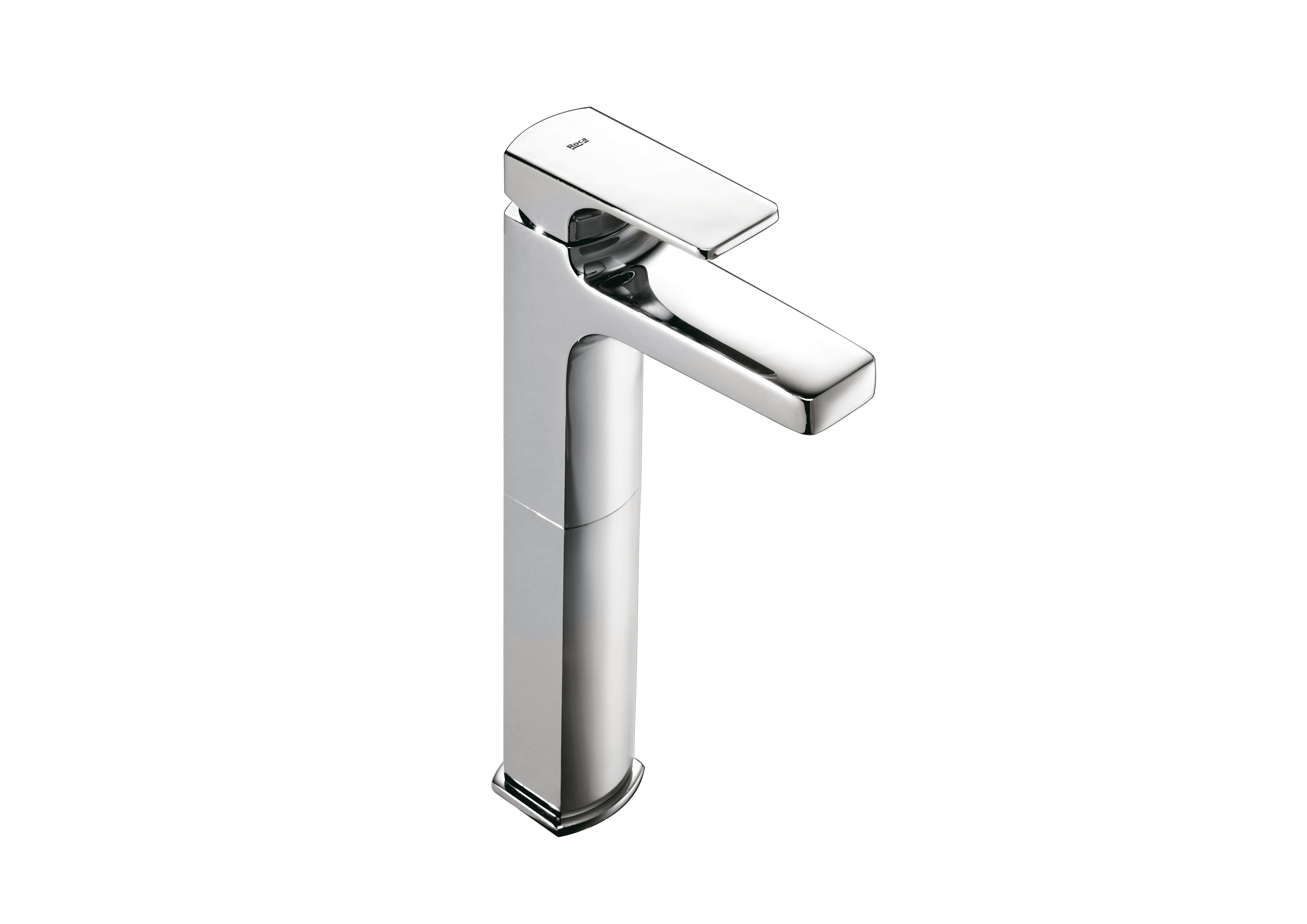 Roca Escuadra Extended Smooth Body Basin Mixer - Chrome