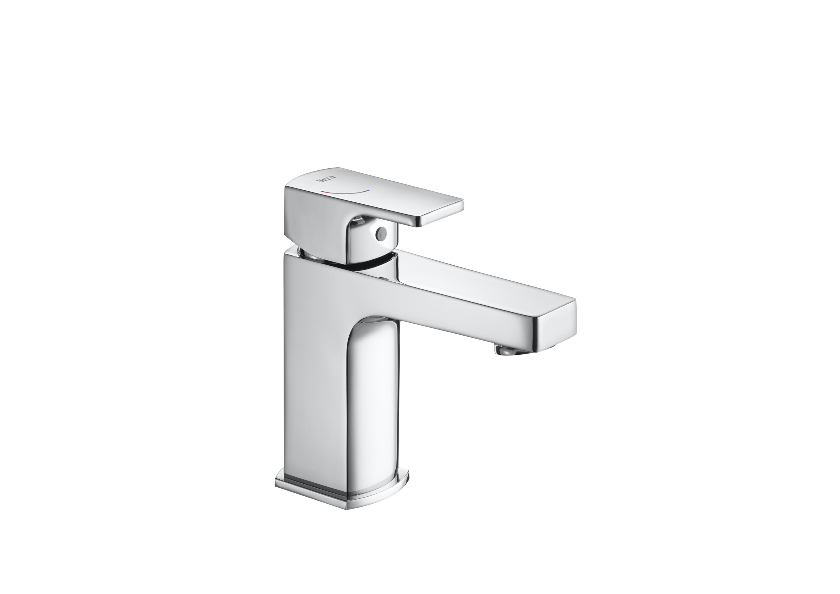 Roca L90C Compact Basin Mixer with Cold Start - Chrome