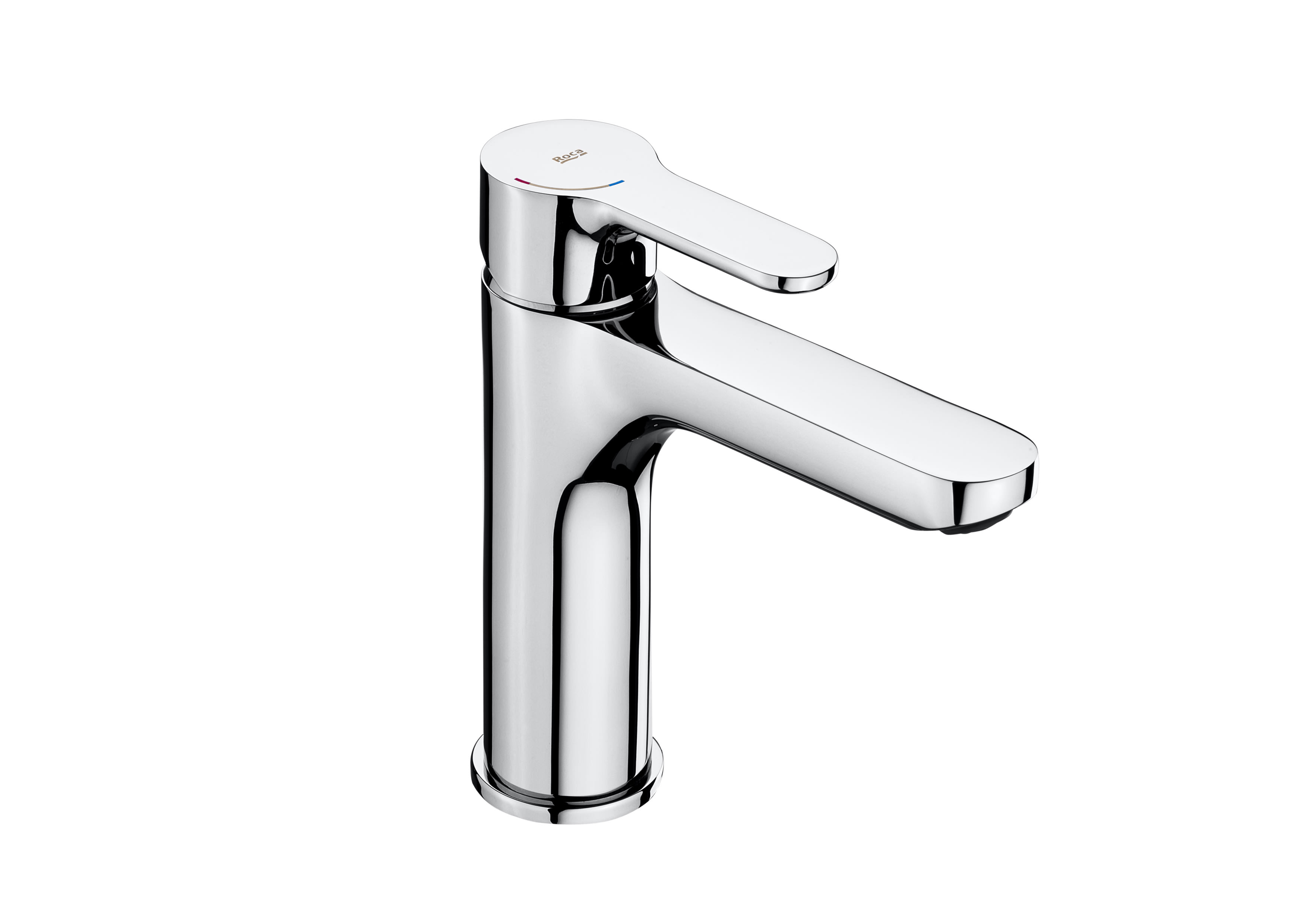 Roca L20 Medium Height Basin Mixer - Chrome