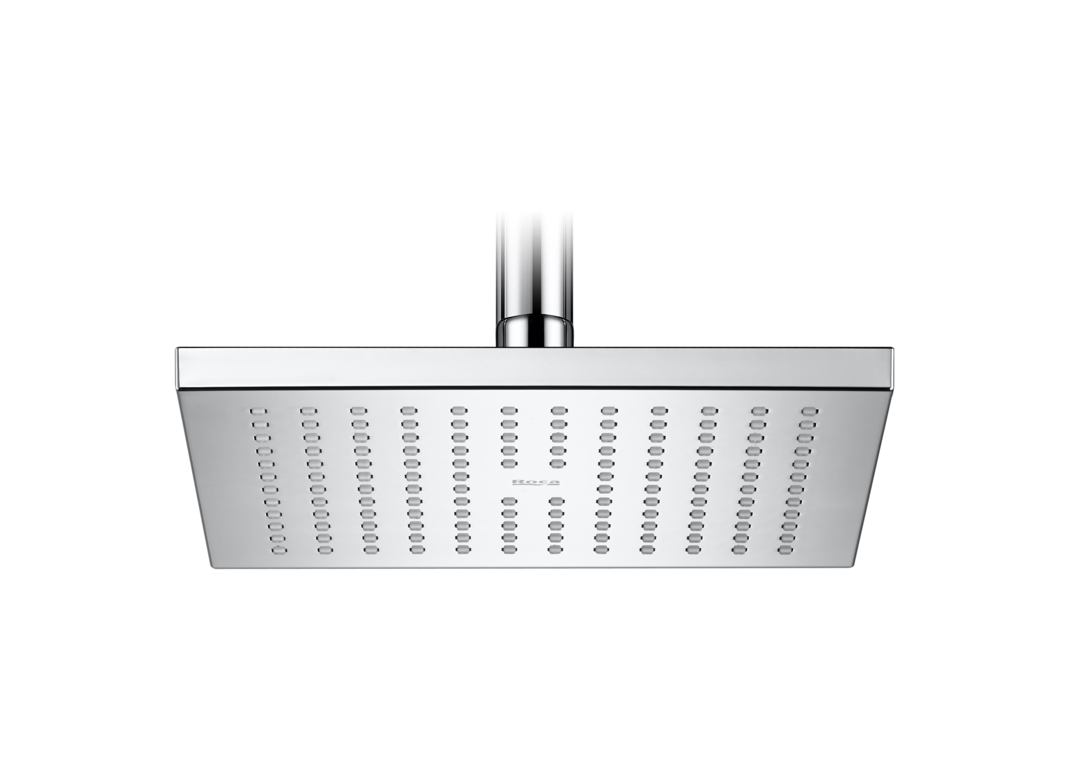 Roca Rainsense Shower Head 200mm Square - Chrome