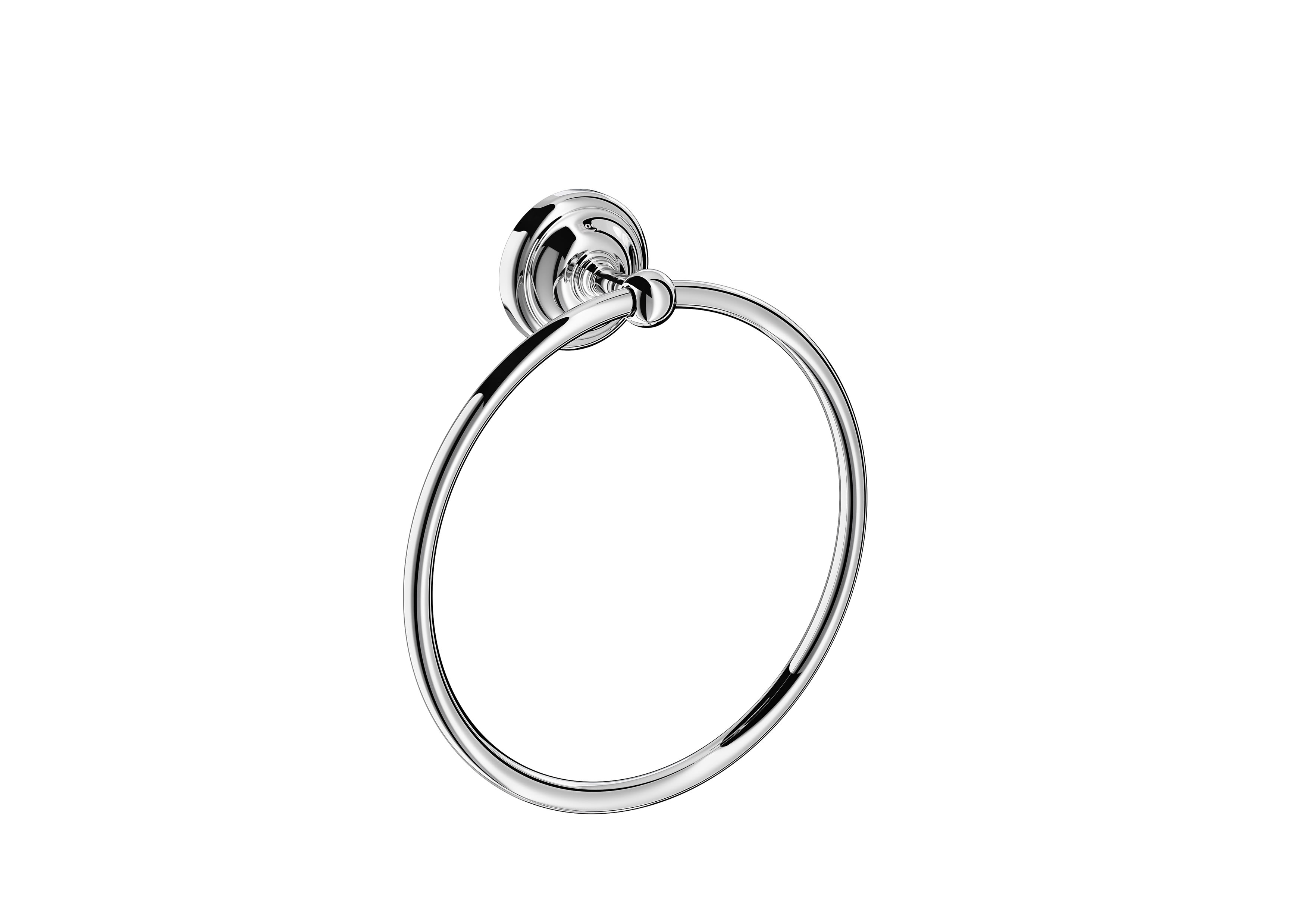 Roca Carmen Towel Ring - Chrome