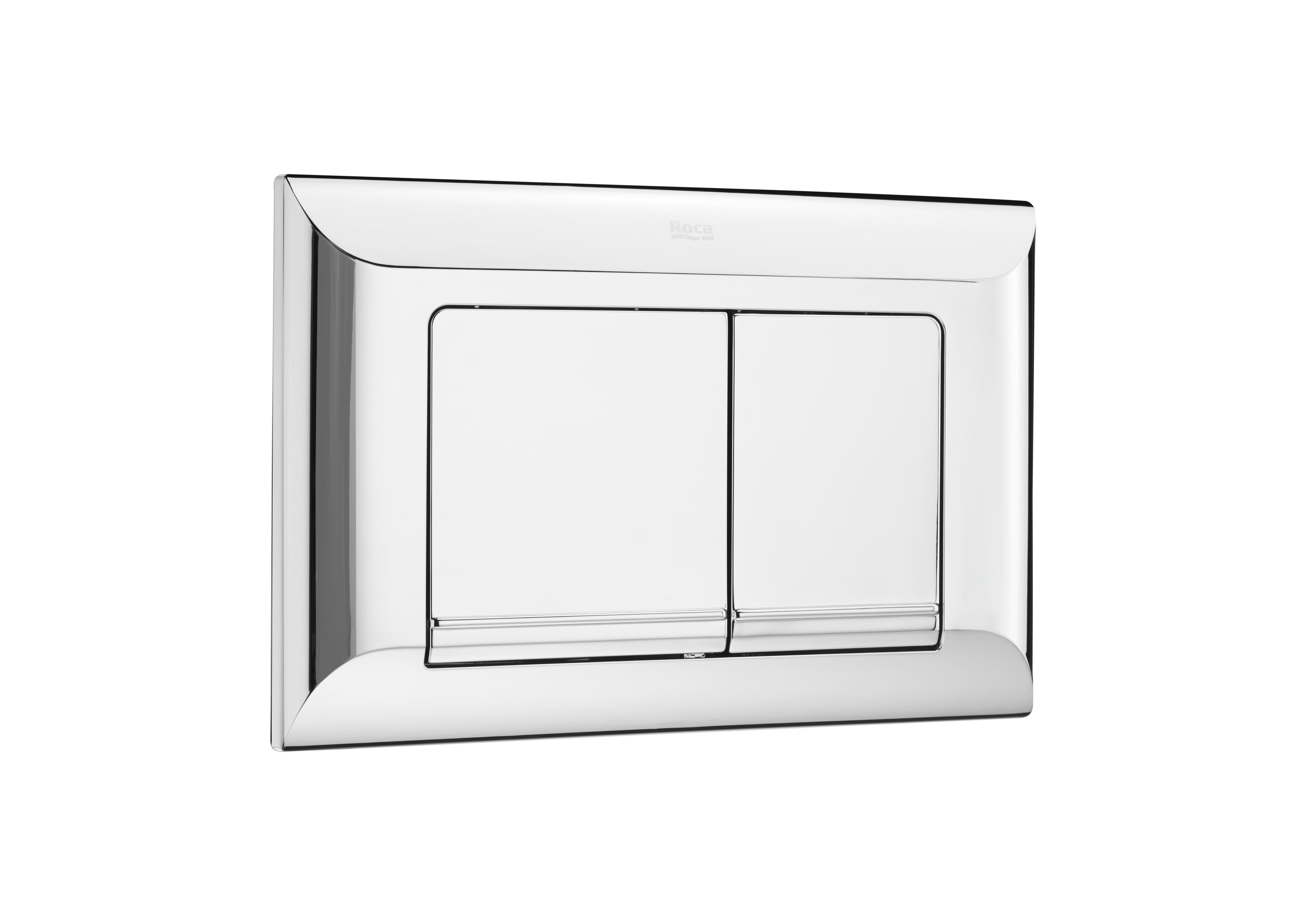 Roca L1 Dual Flush Operating Plate For Concealed Cistern - Chrome