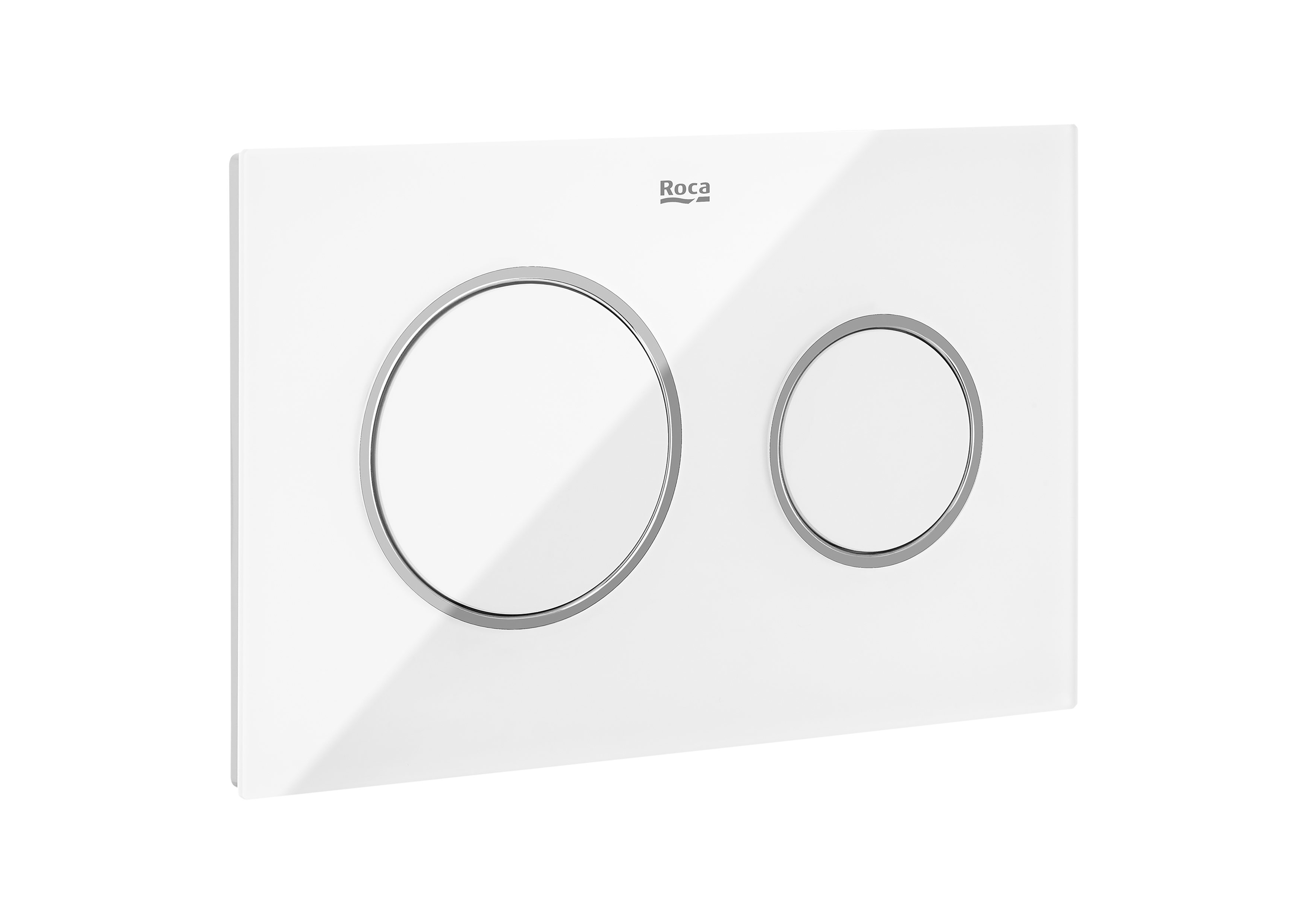 Roca Pl10 Dual Flush Operating Plate - White