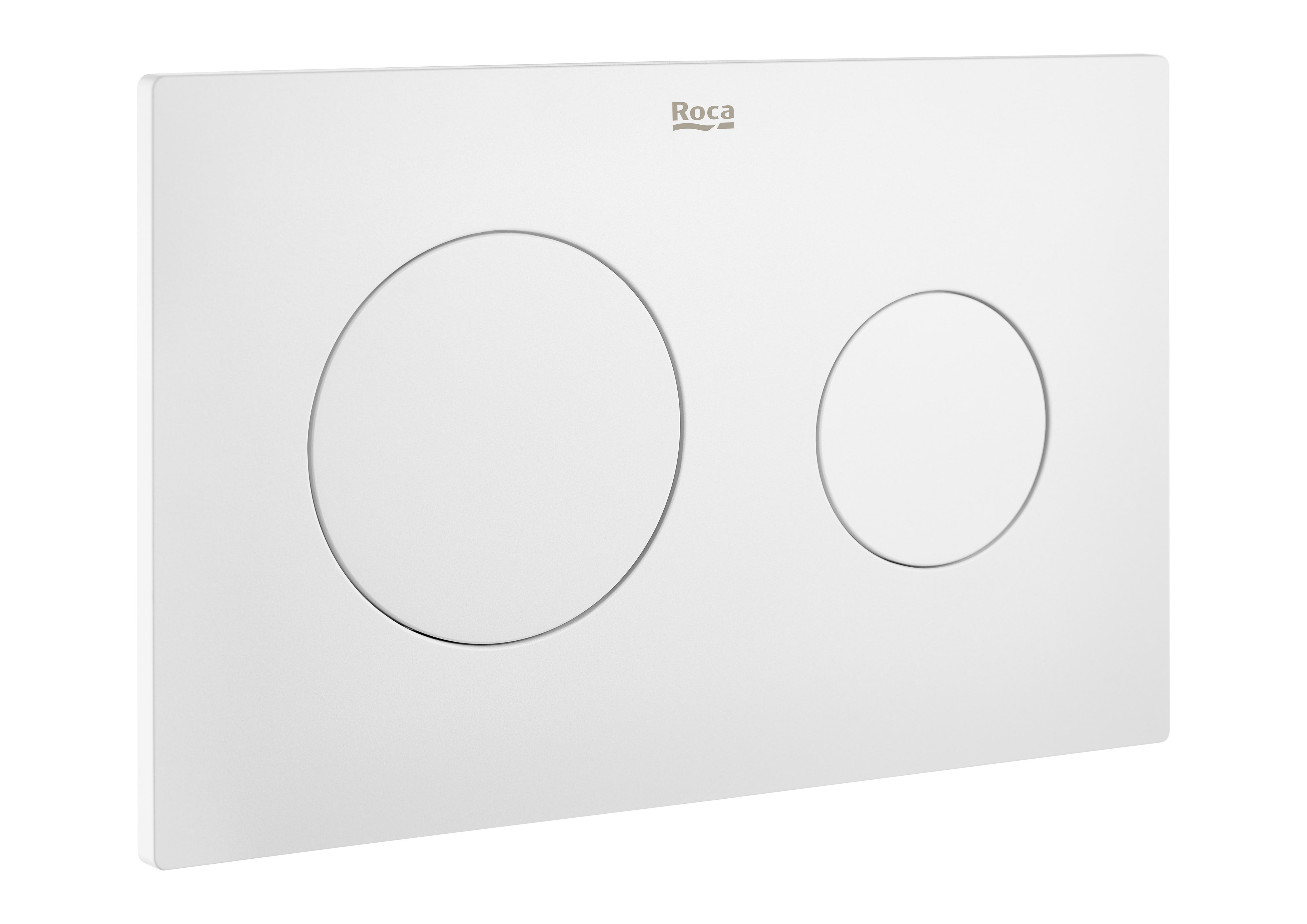 Roca Pl10 Dual Flush Operating Plate - Matt White