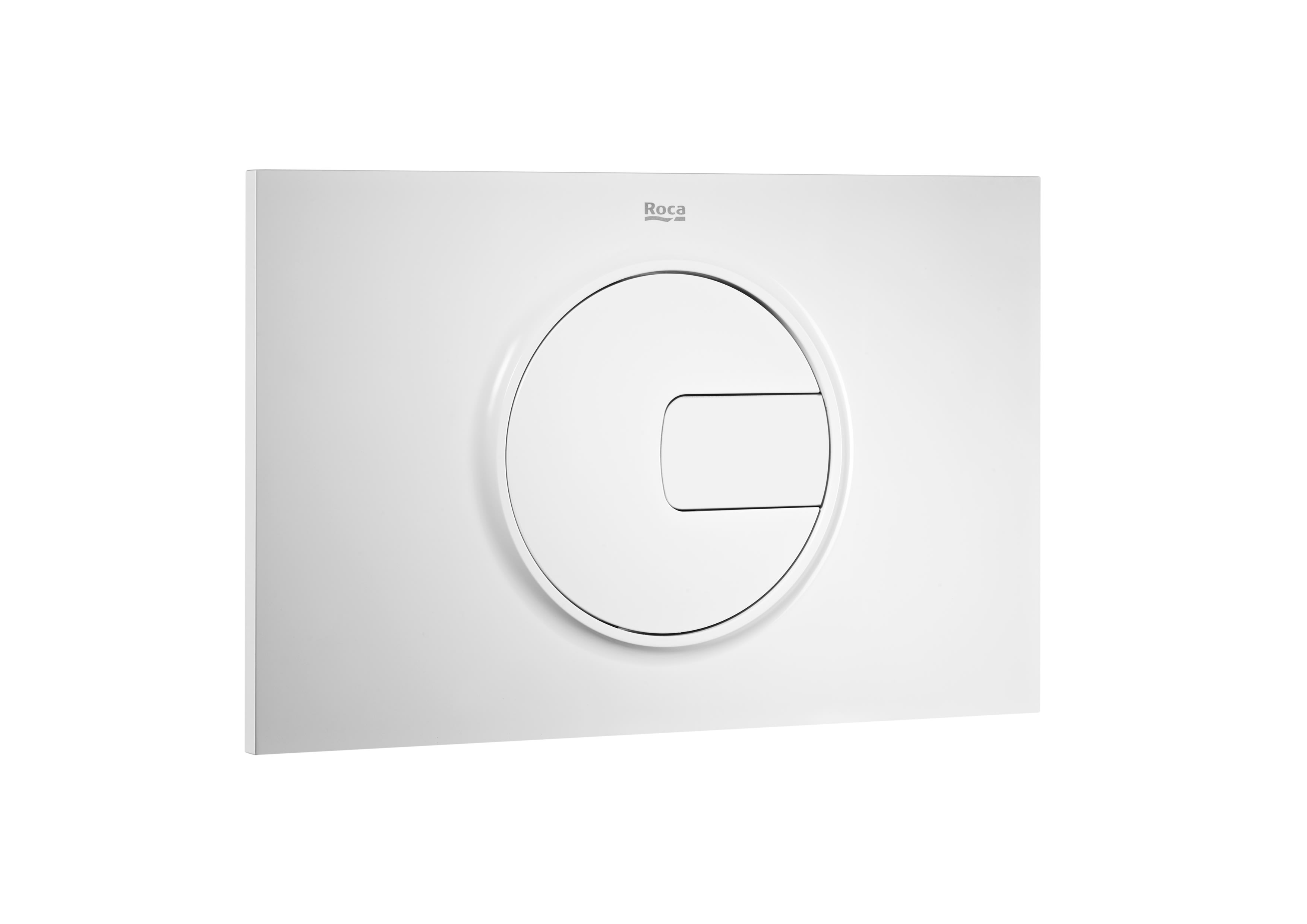 Roca Pl4 Dual Flush Plate - White