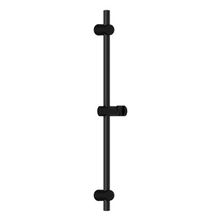 Elisa Adjustable 680mm Shower Rail Kit - Matt Black