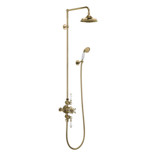 Burlington Avon Riser Shower - Gold