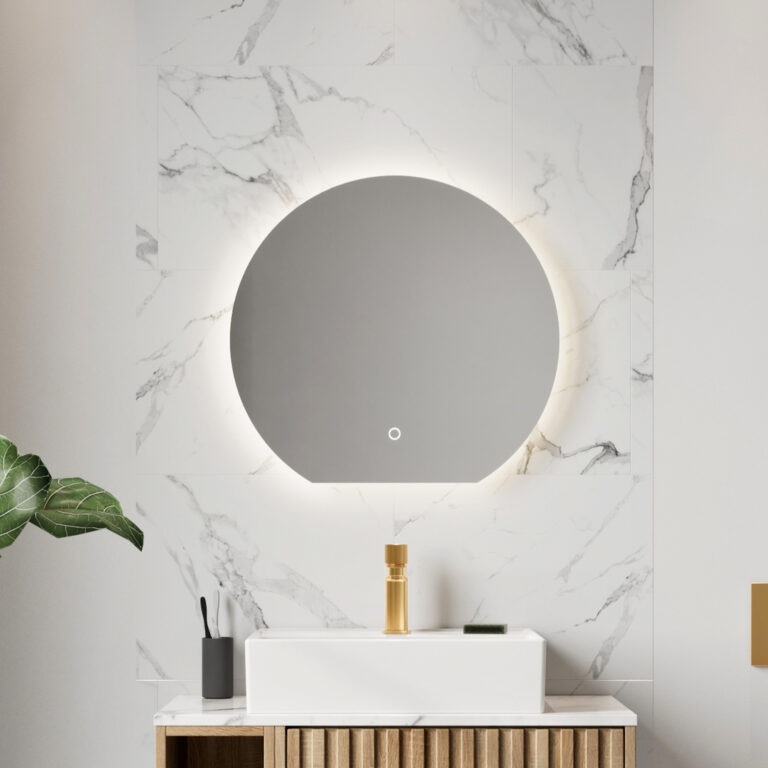 Bayou ALBA LED Mirror 600 x 560 - White
