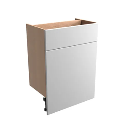 Roper Rhodes Aruba 600mm Standard Depth Back To Wall WC Unit With Oak Carcass - Powder Grey