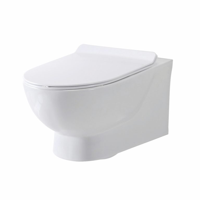 Bayou Belini Rimless Wall Hung Pan - White