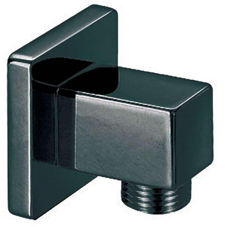 Bayou Black Square Outlet Elbow - Black