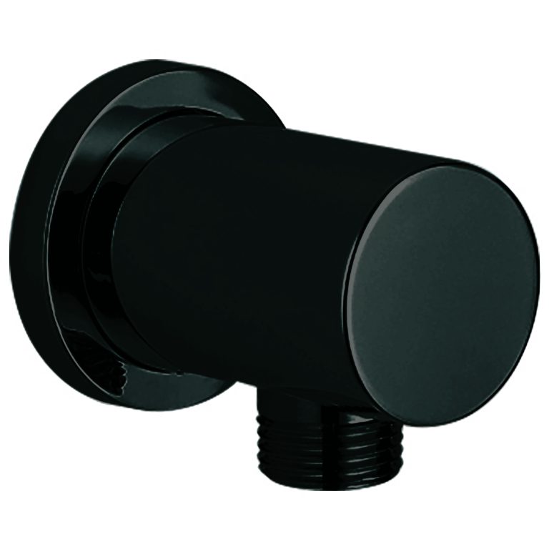 Bayou Round Outlet Elbow - Black