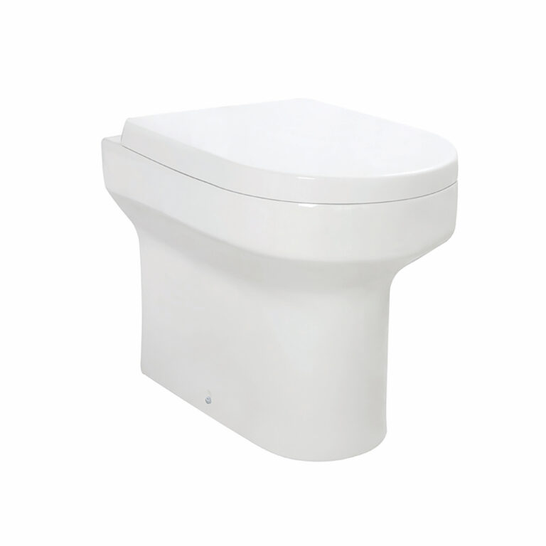 Bayou Spa Rimless Btw Pan & Pp Wrapover Seat - White