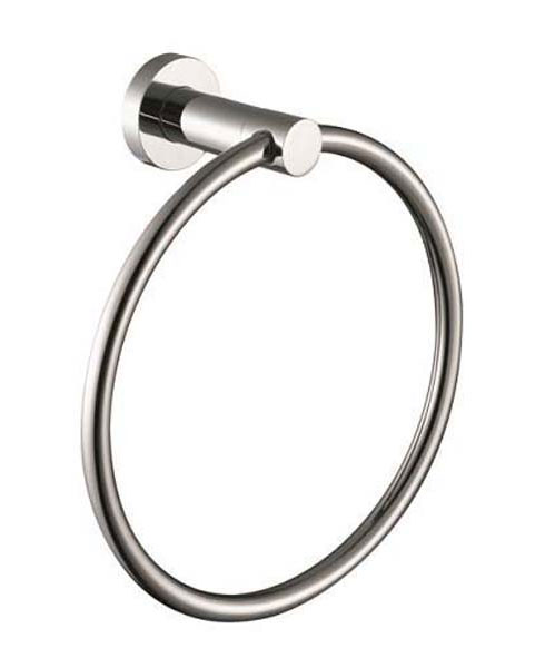 Bayou Capita Towel Ring - Chrome