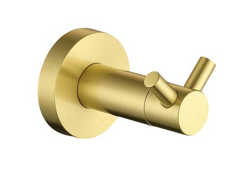 Bayou Robe Hook - Brushed Brass