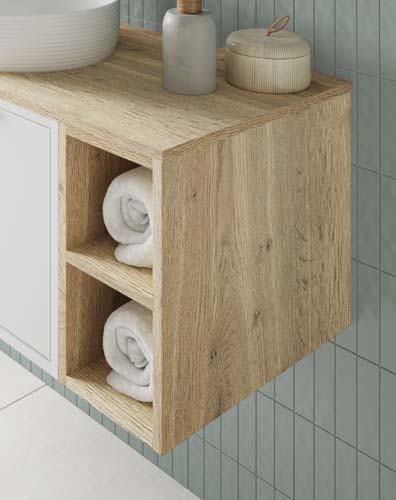 Bayou 20 x 455 x 40cm - Oak Finish