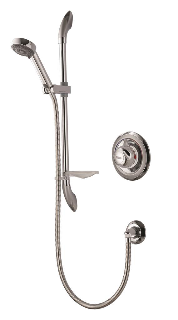 Aqualisa Colt Concealed Mixer Shower with Adjustable Head - Chrome