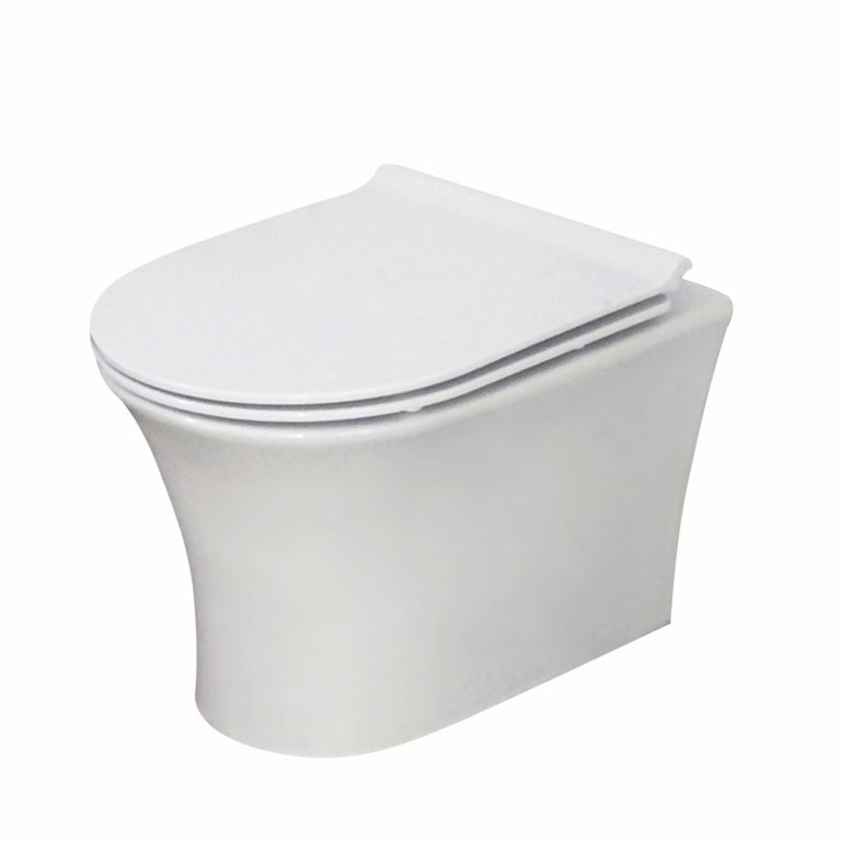 Bayou Deia 360mm Wall Hung Pan - White 9