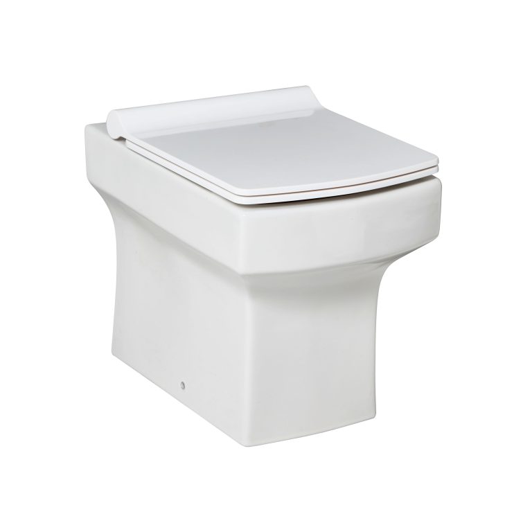 Bayou Denza Back to Wall Pan - White
