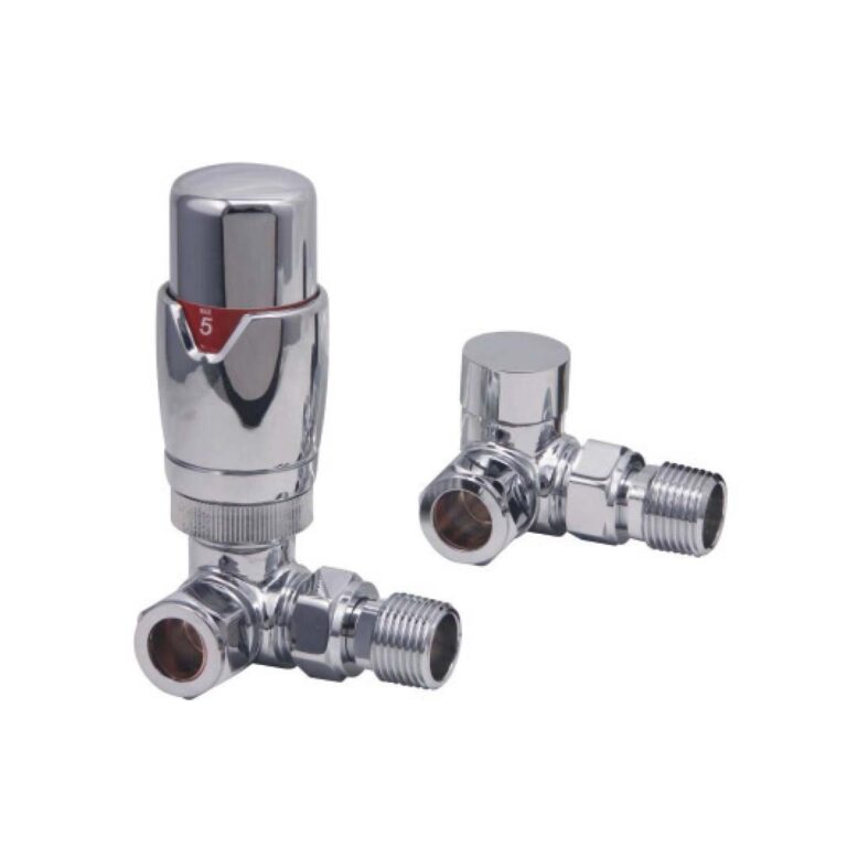 Bayou Designer Corner Valves (Pair) - Chrome