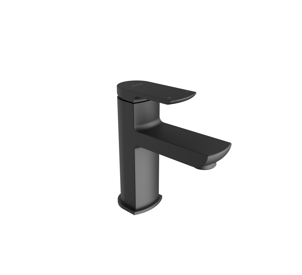 Aqualisa Downtown Mini Basin Mixer - Matt Black