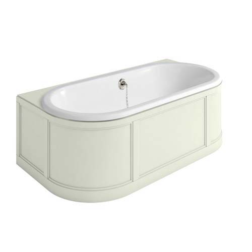 Burlington London Bath with Back To Wall Surround Bath with Sand Surround 1