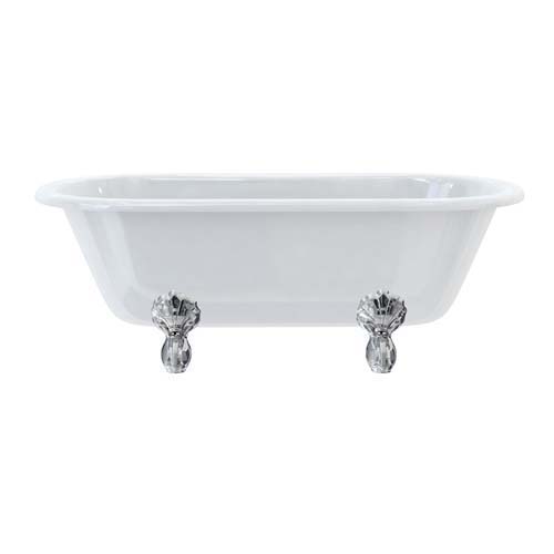 Burlington Windsor Double Ended 170 x 75cm Bath Excludes Feet - White 12