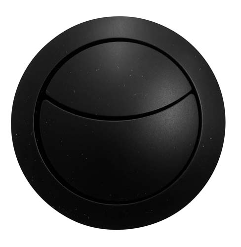 Bayou Flush Button - Matt Black