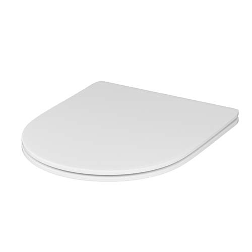 Bayou Slim Soft Close Seat - White