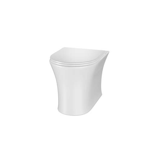 Bayou Rimless Wall Hung Wc - White