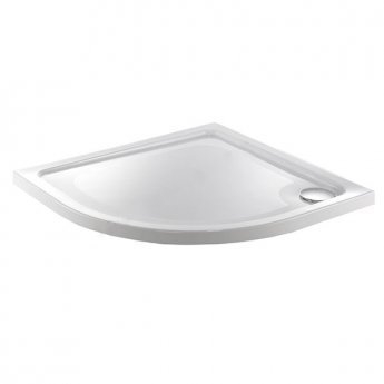 Kudos Kstone Quad 1000 x 800 Left Hand Tray - White