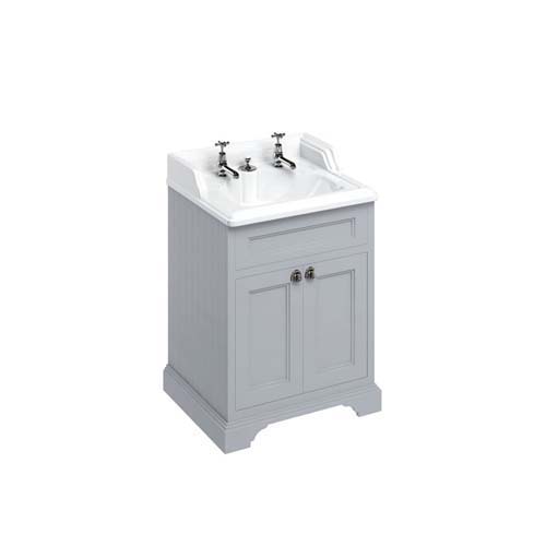 Burlington 65cm Vanity Unit with Two Doors and Classic Basin